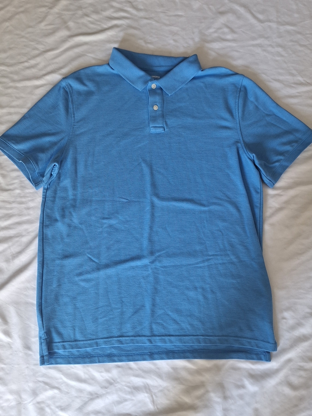 Sonoma Light Blue Mens Polo Large